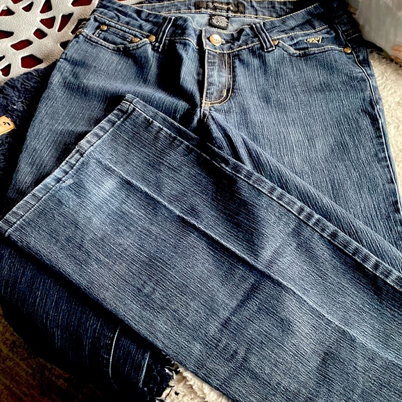 Anisette size 1 long flare jeans - Picture 2 of 3